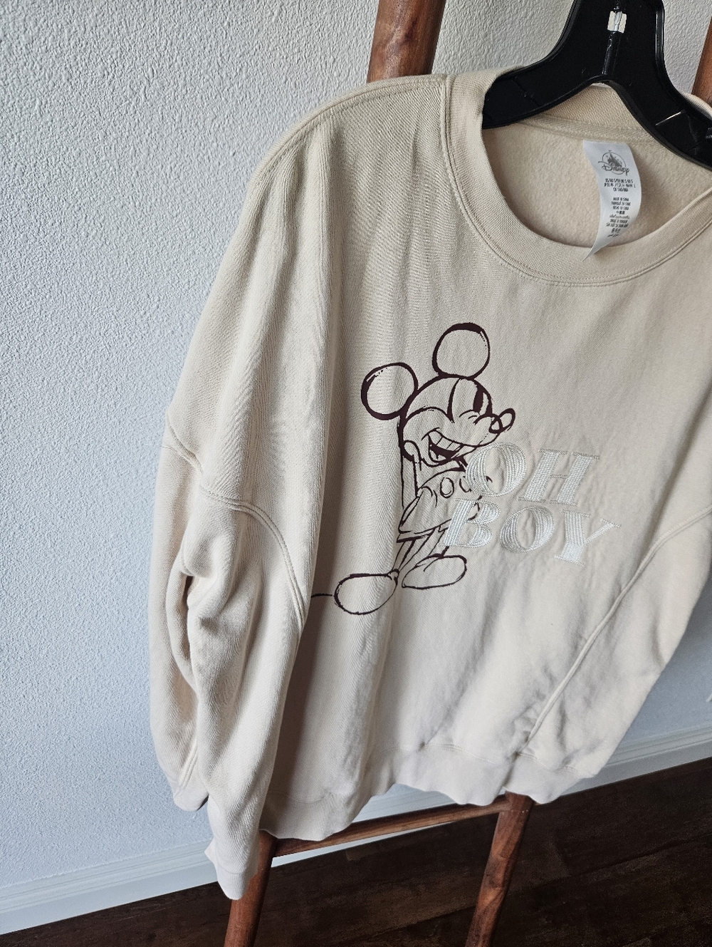 Mickey Mouse ''Oh Boy'' Pullover Sweater - Picture 7 of 12